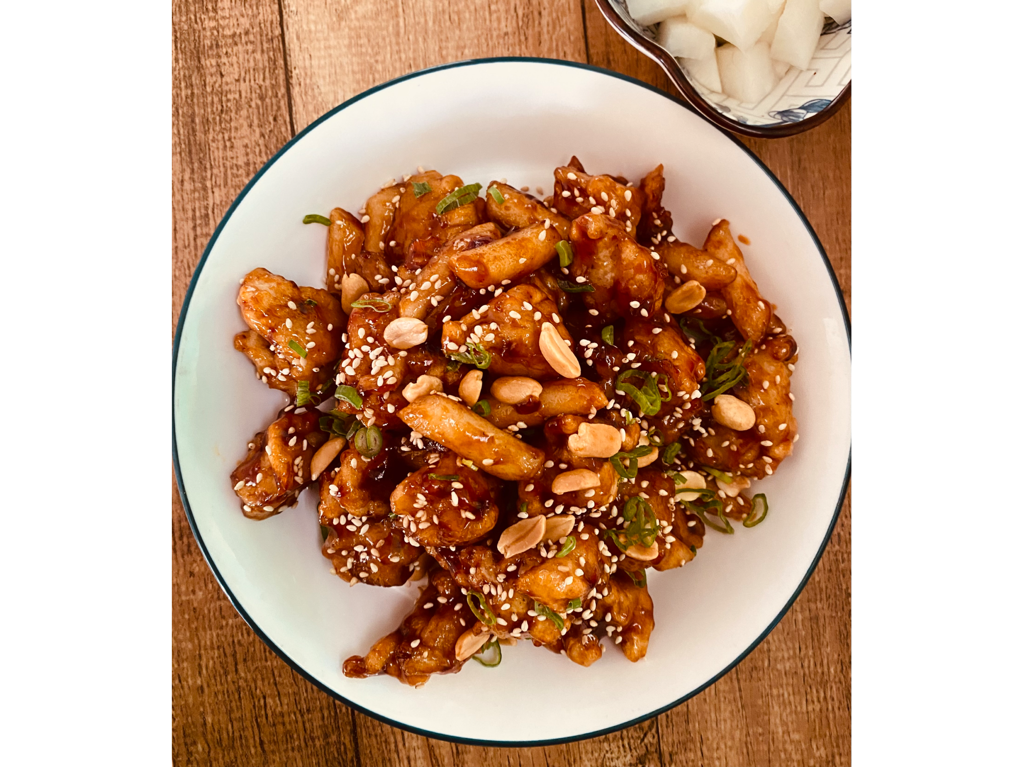 POLLO FRITO CON TTEOK PICANTE 🌶️