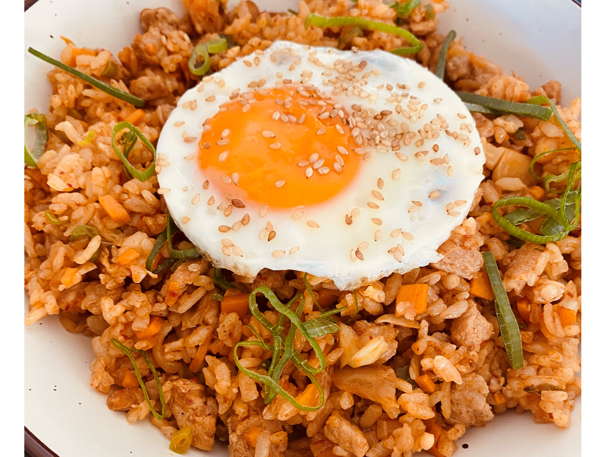 KIMCHI BOKKEUMBAP DE POLLO 🌶️
