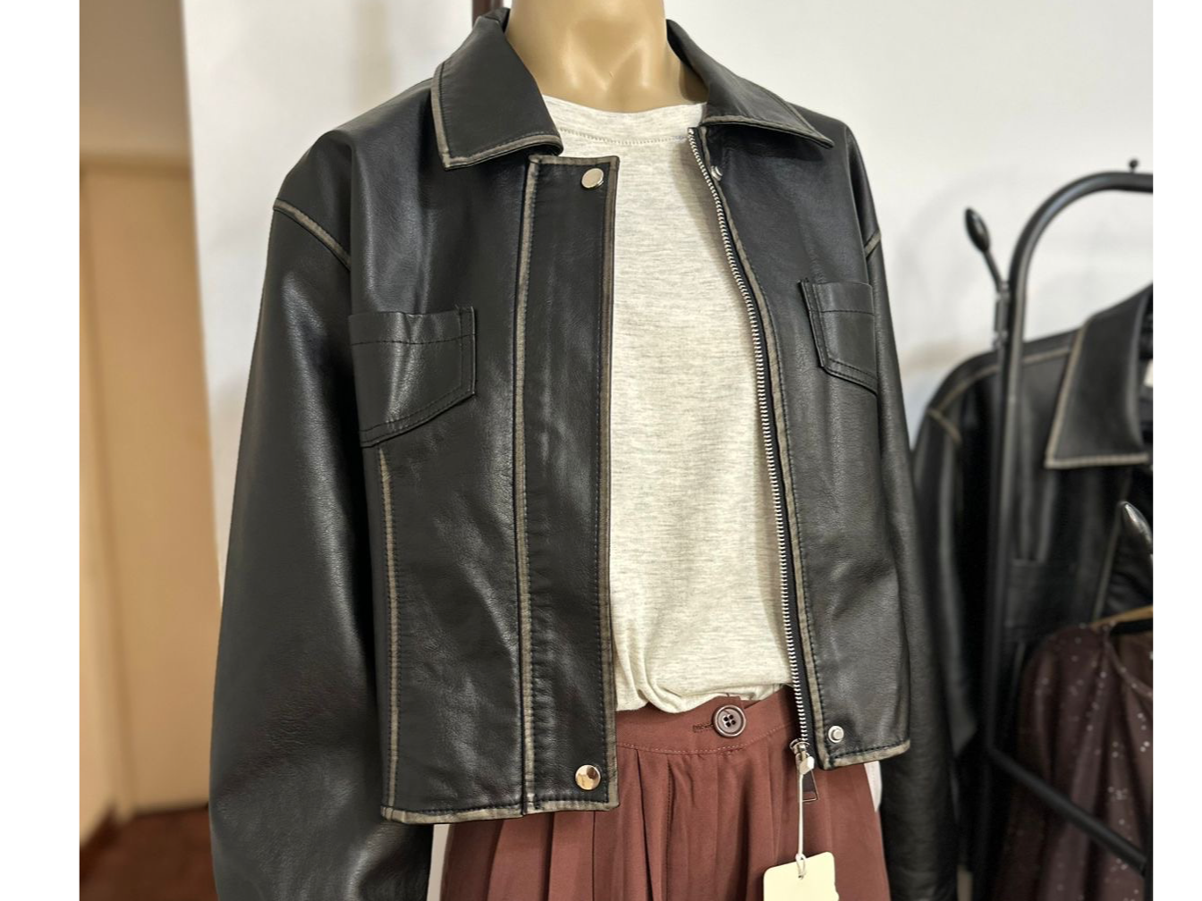 Campera eco cuero