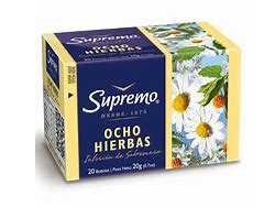 TE SUPREMO 8 HIERBAS / MIXTO X 20 SOBRES