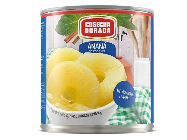 ANANA EN ALMIBAR - lata 820 grs