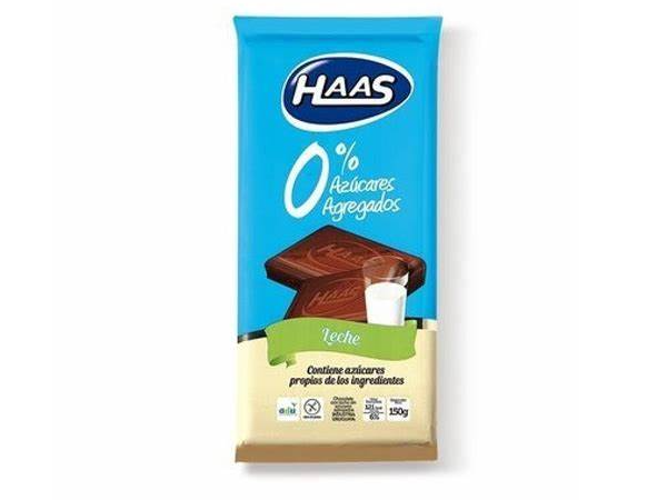 CHOCOLATE CON LECHE 0% HASS - tableta 150 grs