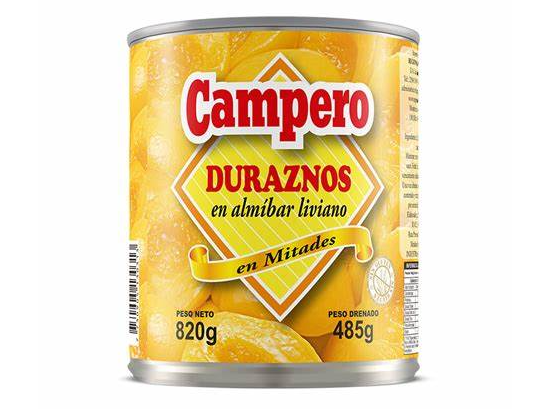 DURAZNOS EN LAMIBAR - lata 820 grs