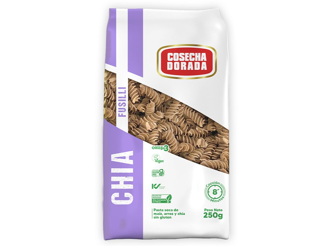 FUSILLI DE CHIA - PAQ. 250 GRS