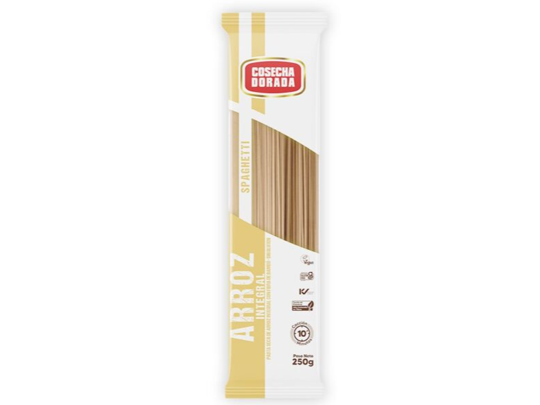 SPAGUETTI DE ARROZ INTEGRAL - PAQ. 250 GRS