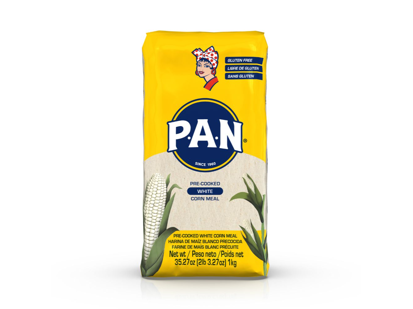 HARINA DE MAIZ BLANCO - PAQ. 1 KG