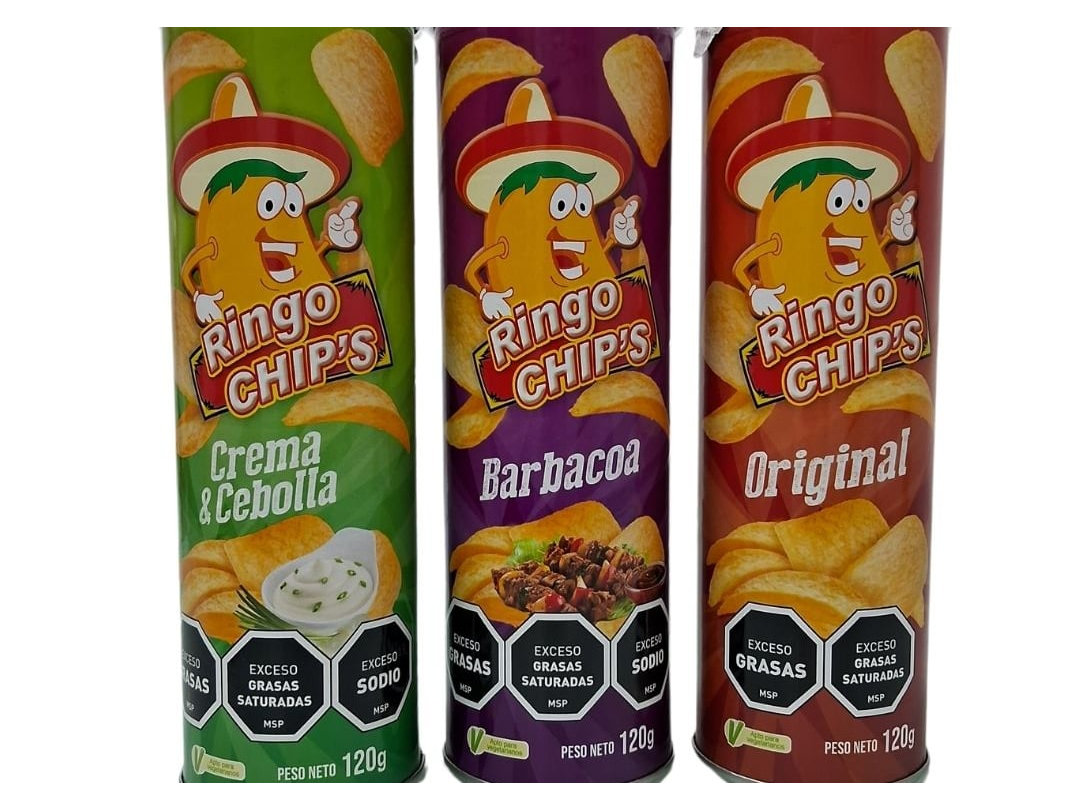 PAPAS RINGO CHIPS 120GR