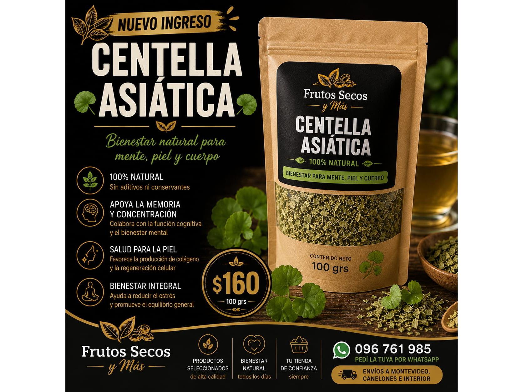 CENTELLA ASIATICA 100GR