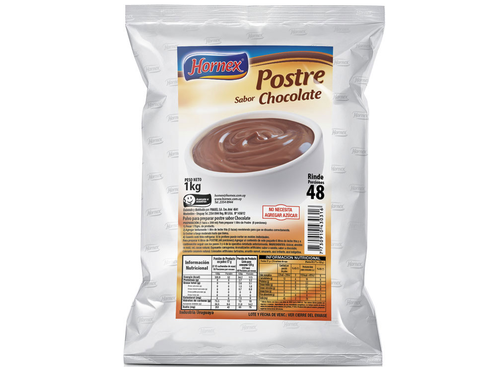 POSTRE DE CHOCOLATE - PAQ. 1 KG