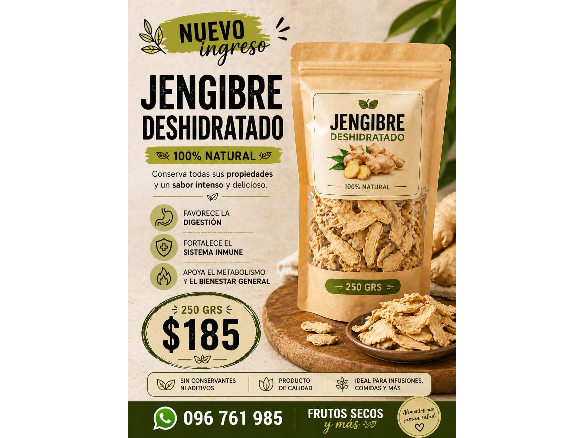JENGIBRE 250GR