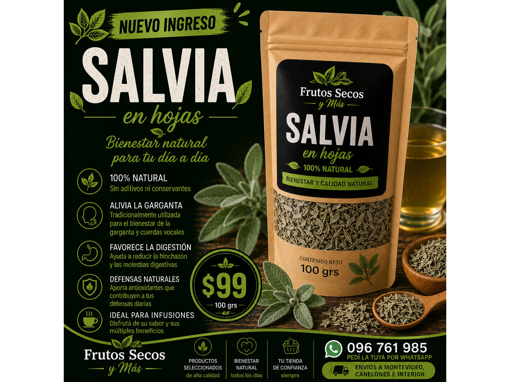 SALVIA 100GR