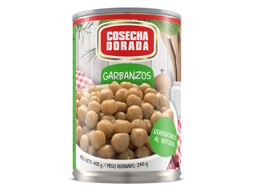 Garbanzos lata 300 grs cosecha dorada