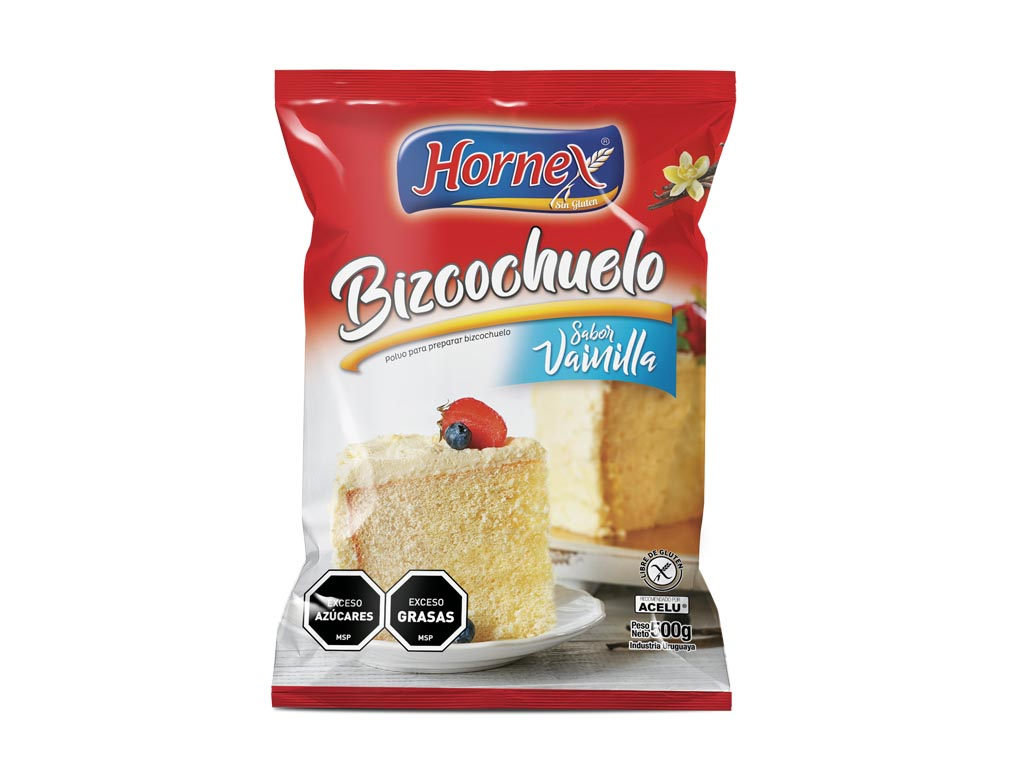 BIZCOCHUELO DE VAINILLA SIN GLUTEN 500GR
