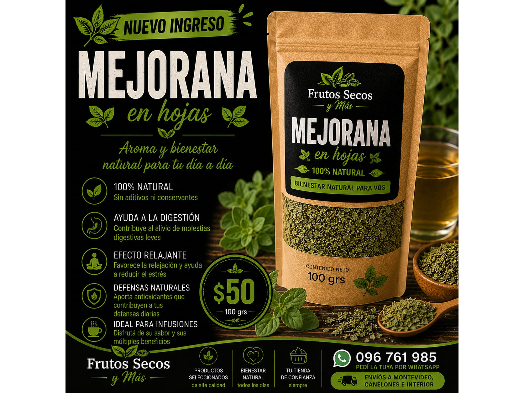 Mejorana 100gr
