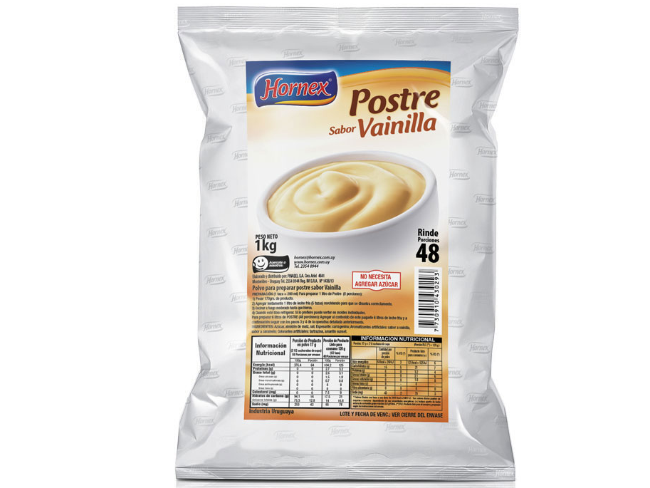 POSTRE DE VAINILLA - PAQ. 1 KG