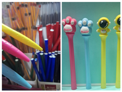 Lapicera divertida azul c/u