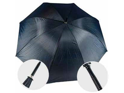 PARAGUAS EXTRA LARGO NEGRO REFORZADO