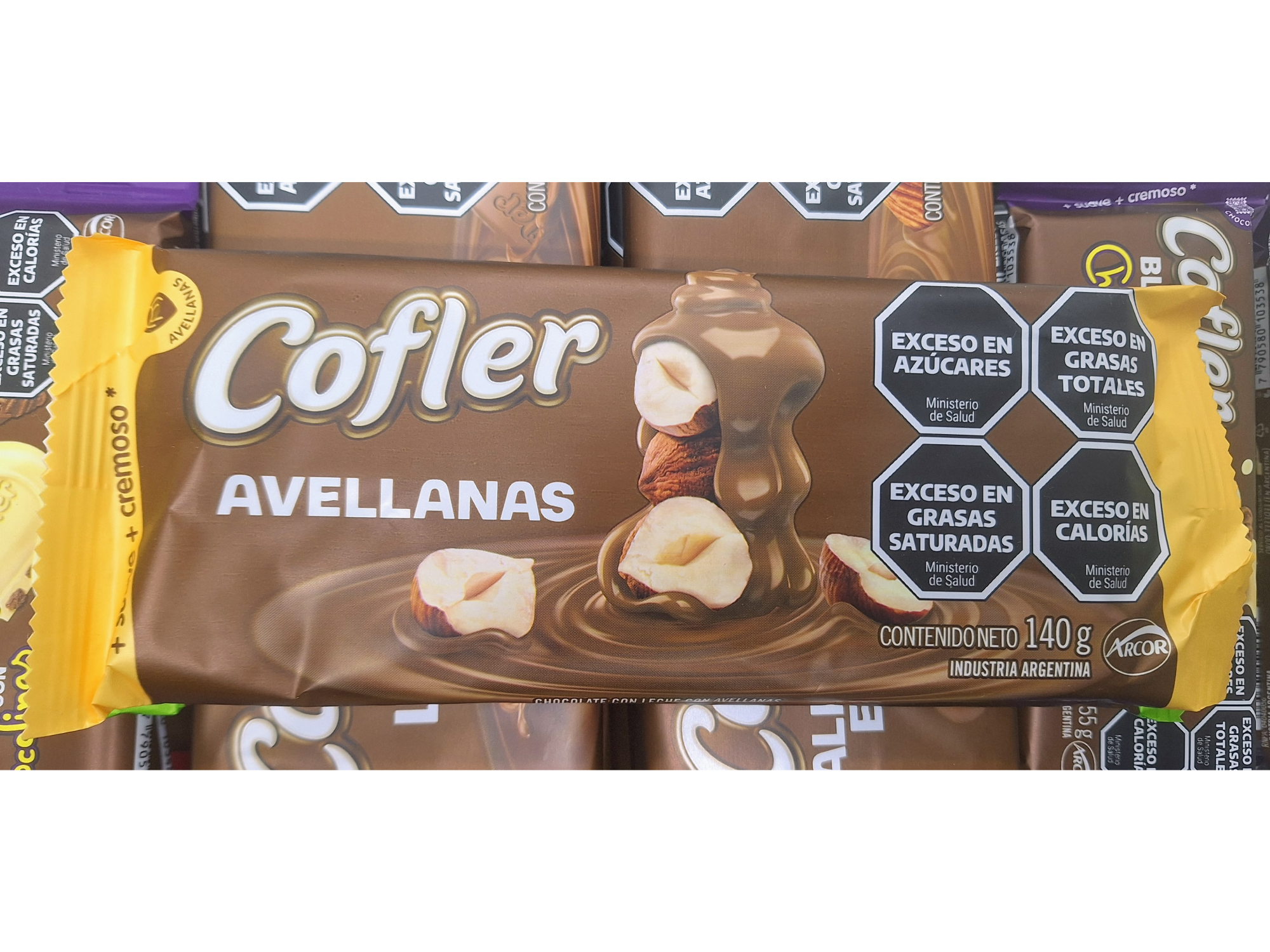 Chocolate COFLER Avellanas x140g.