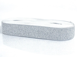 ELASTICO SHINE 30MM PLATEADO
