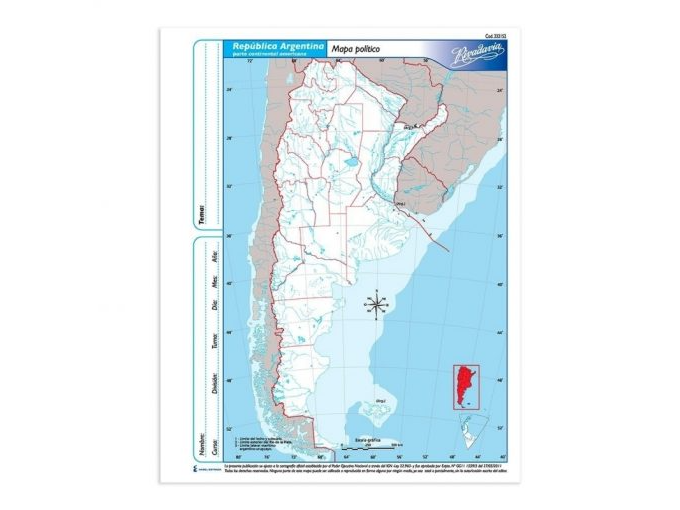 Mapa N°5 Argentina Politico