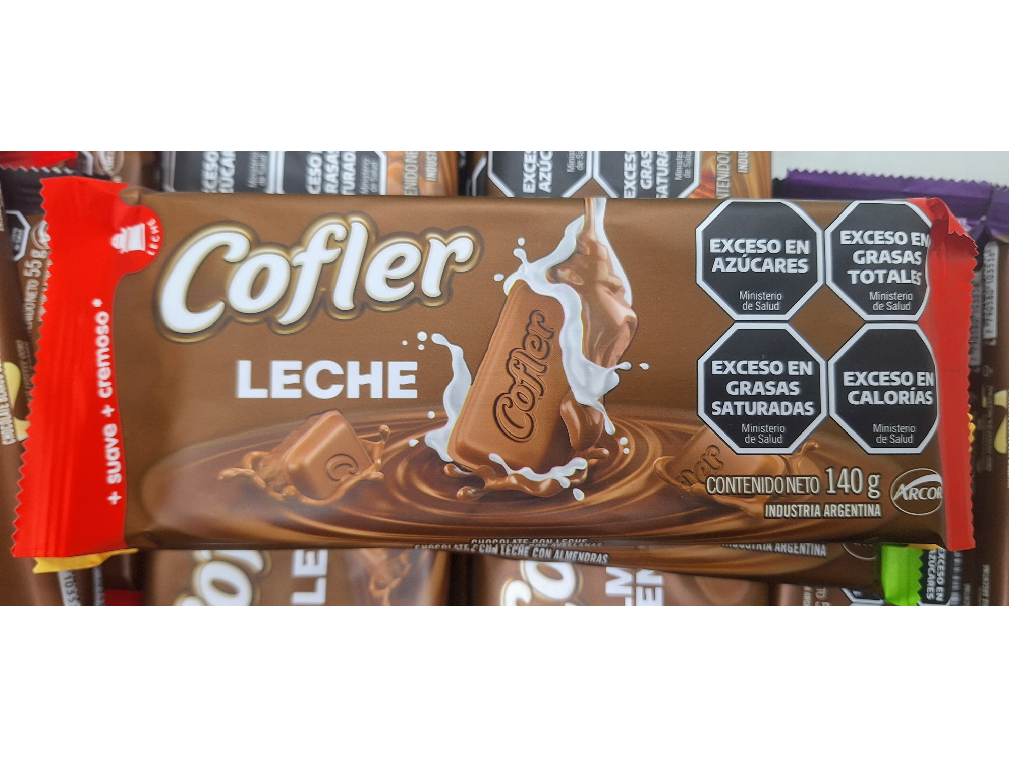 Chocolate COFLER  Leche  x140g.