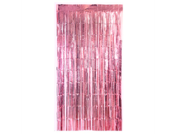 CORTINA 2 mts X 1 MTS METAL ROSA GOLD