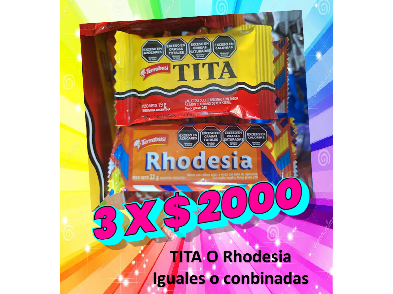 TITA O Rhodesia Iguales o conbinadas