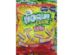 Gomas MOGUL Extreme Tubitos x500g. Sabor Tutti Frutti