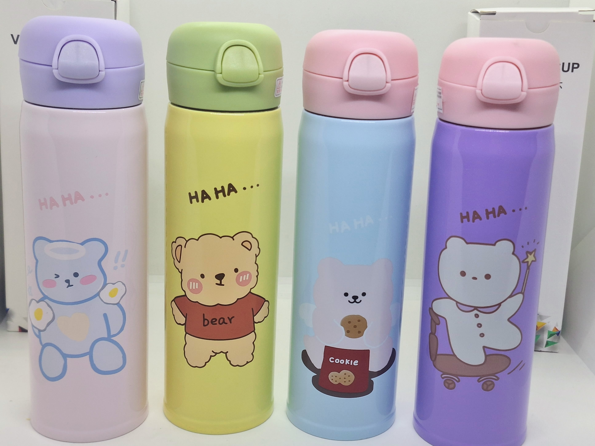 BOTELLA TERMICA INFANTIL 500cc DOBLE CAPA DE ACERO
