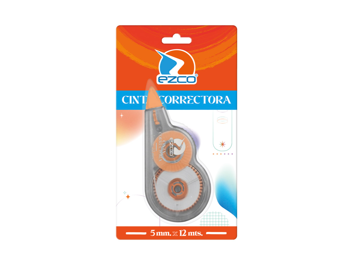 CORRECTOR EN CINTA EZCO 5MM X12MT C/U