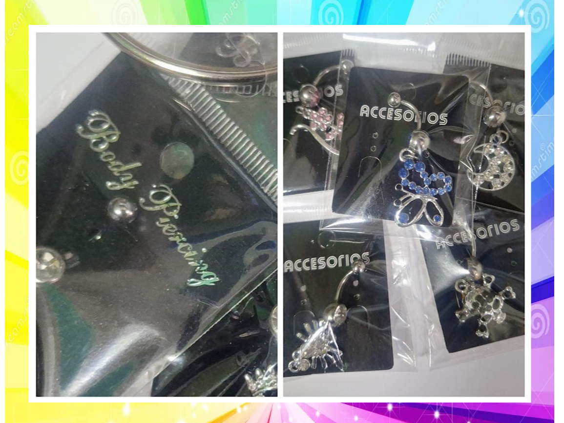 Piercing Ombligo Colgante x unidad
