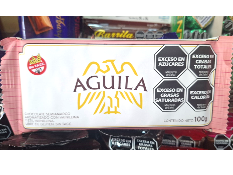 Chocolate ÁGUILA Taza Leche x100g.