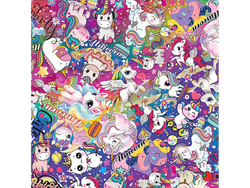 PAPEL DE RAGALO*TAMAÑO AFICHE* UNICORNIOS