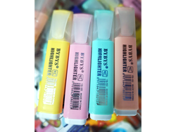 RESALTADOR PASTEL X 4