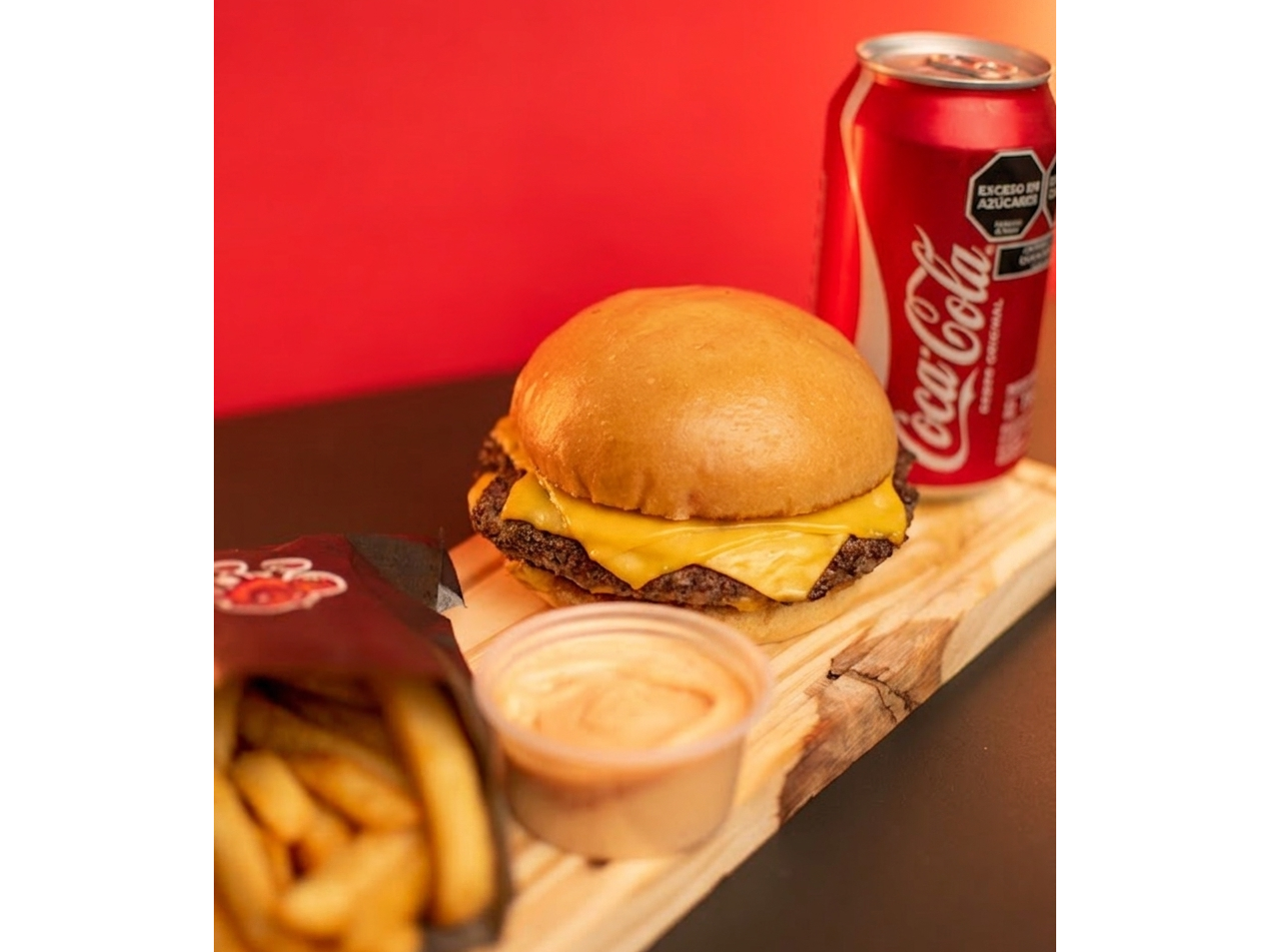 COMBO CHEESE BURGER DOBLE