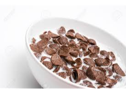 Copos de maiz de chocolate