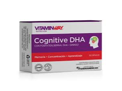 Cognitive Dha Memoria Concentración X30 Capsulas Vitamin Way Sabor Sin Sabor