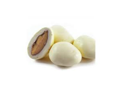 Almendras con chocolate blanco
