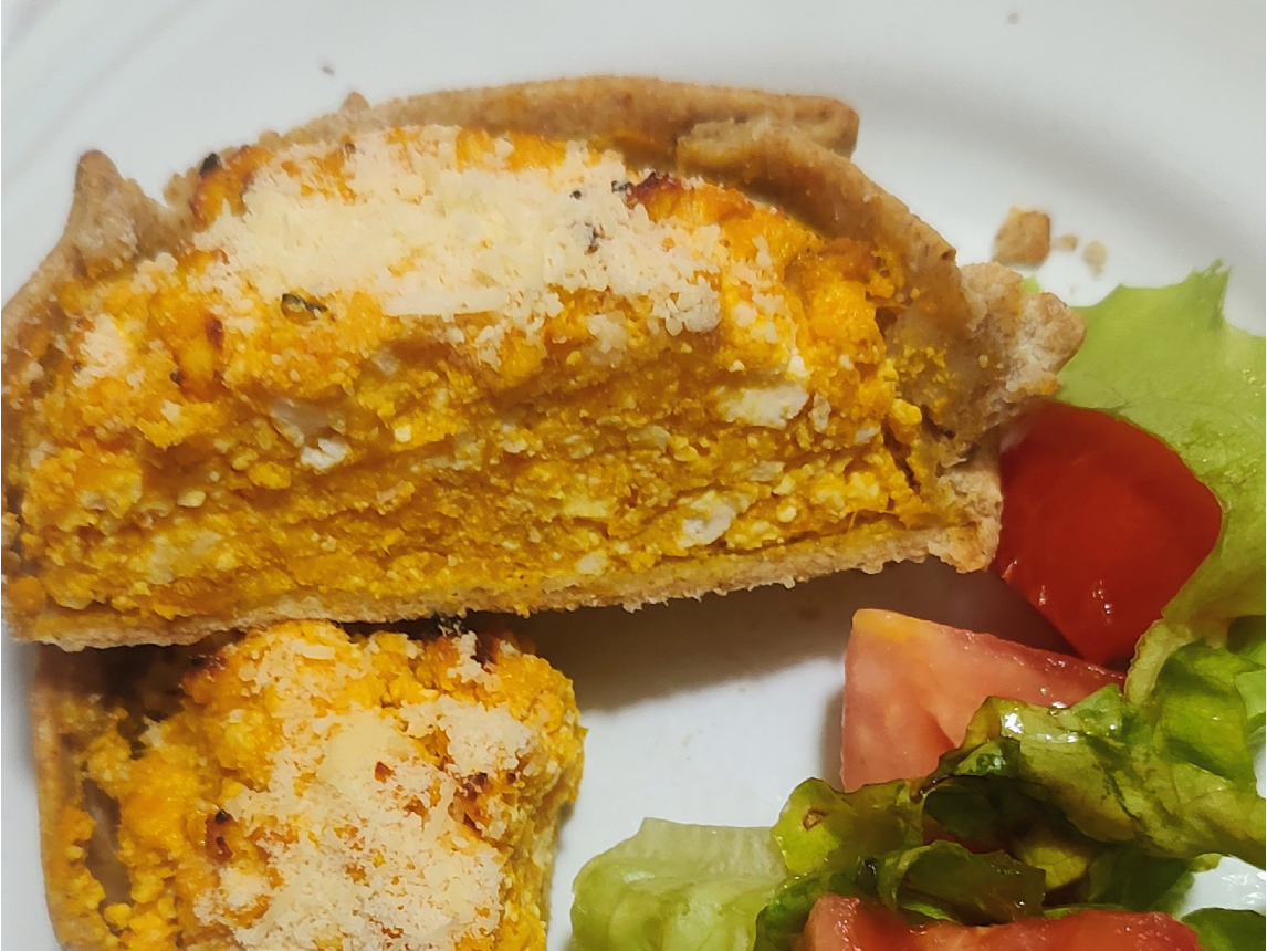 Canastita de zapallo asado