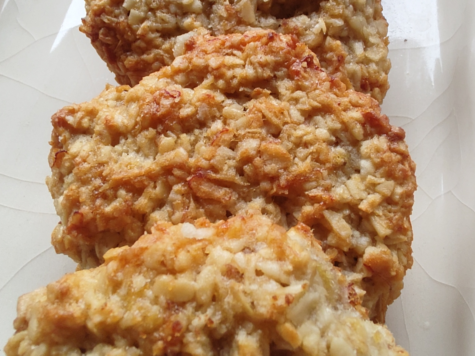 Galletas de avena, banana y coco 🍌