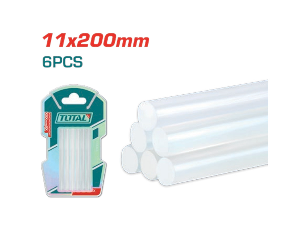 Barra silicona 11.2mm (6 unidades) TOTAL TACGT2061