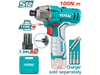 Atornillador de Impacto de 1/4 12V TOTAL TIRLI12015 (MALETIN y 2 BATERIAS CARGA TIPO C)