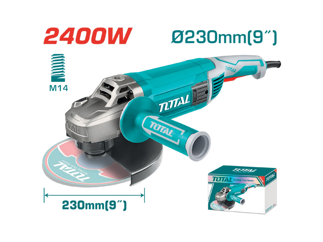 Amoladora Angular 2400w/230mm INDUSTRIAL TOTAL TG1252306