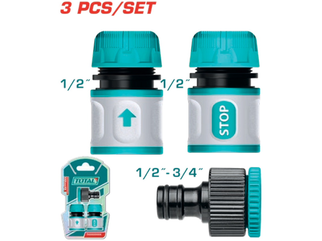 Acople rapido 1/2`` para riego TOTAL THWS030301