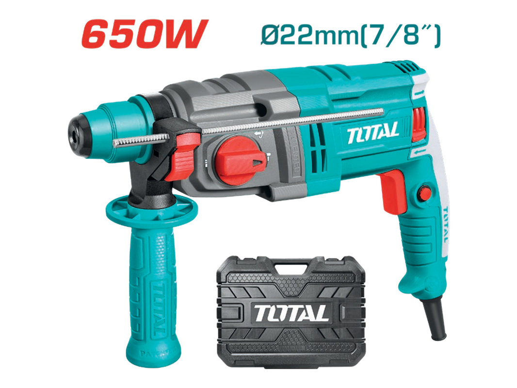 Rotomartillo SDS PLUS 650 w. TOTAL TH306236-4