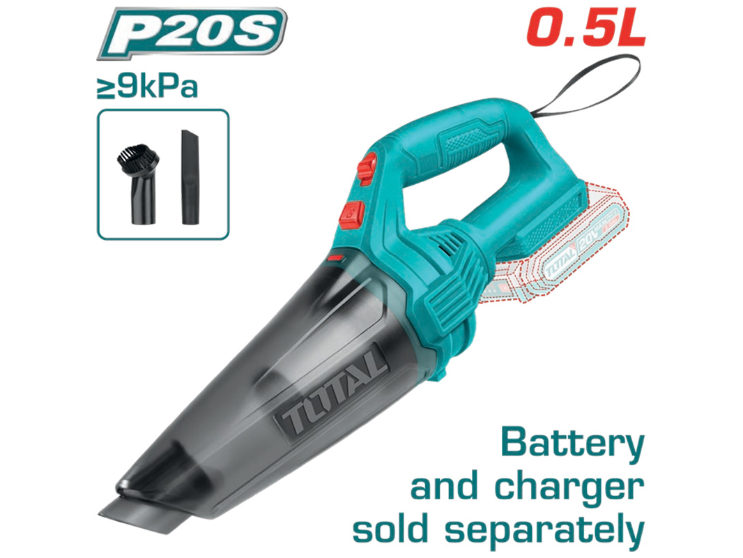 Aspiradora de mano 20V 9 Pa TOTAL TVLI201261