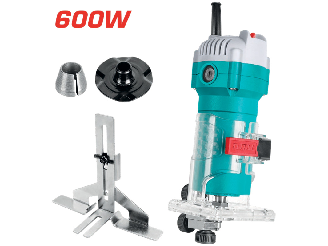 Router de palma 600 w. INDUSTRIAL TOTAL TLT6001-4