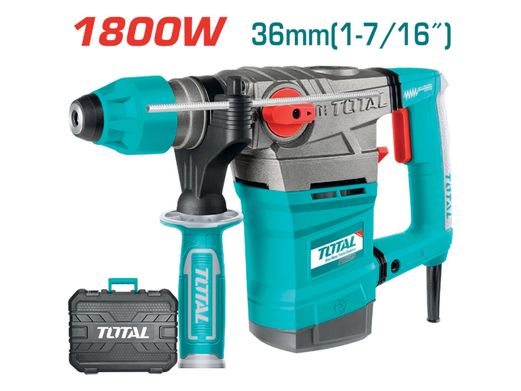 Rotomartillo SDS PLUS 1800 w. INDUSTRIAL TOTAL TH118366