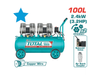 Compresor 100L SIN ACEITE INDUSTRIAL TOTAL TCS2241008-4 3.2 HP Mando Directo