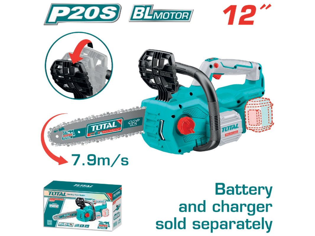 Motosierra 20V 12´´ INDUSTRIAL TOTAL TGSLI20128